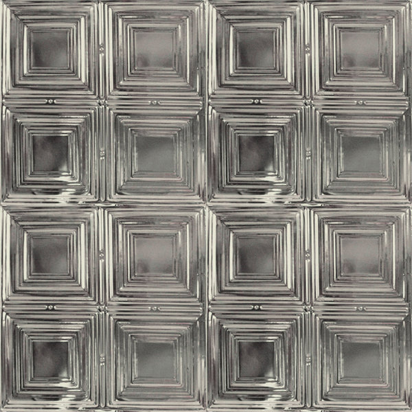 American Tin Ceilings Unfinished Tin 2 ft. x 2 ft. Ceiling Tile in